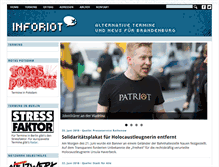 Tablet Screenshot of inforiot.de